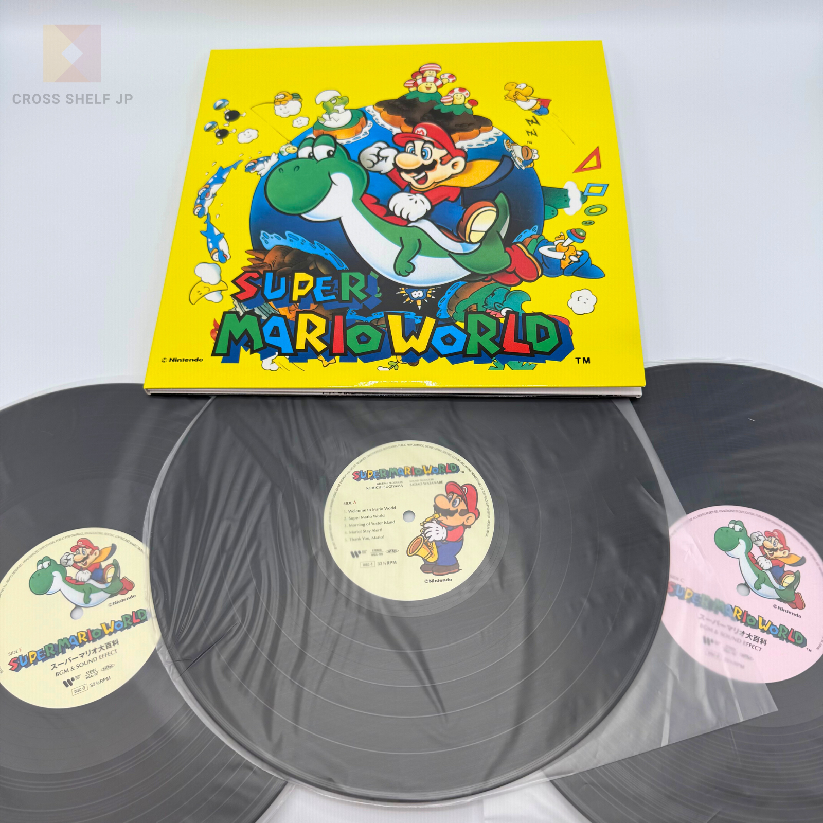 Super Mario World Soundtrack Vinyl 3LP Record 2025 Limited