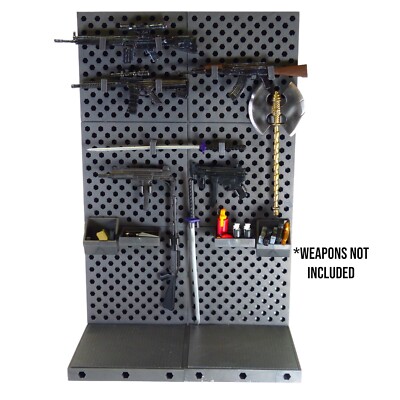Super Action Stuff Ultimate Weapons Rack Action Figure Accessory - Free Shipping