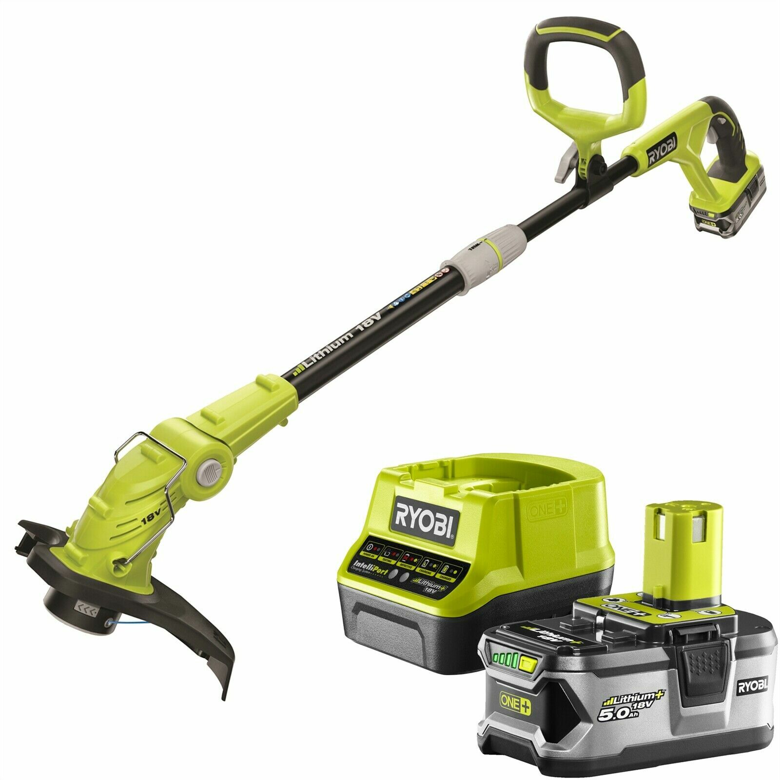 ryobi one  18v 5.0 ah line trimmer