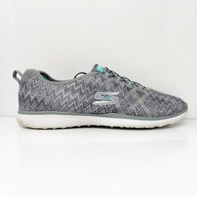 

Женские кроссовки Skechers Microburst Fluctuate 23304 серые кроссовки размер 10, Серый, Microburst Fluctuate