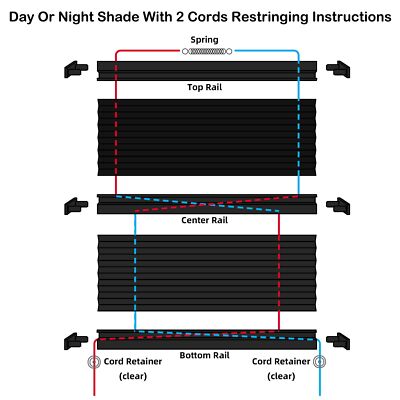 RV Pleated Shade Repair Kit with Wire Restring Tool Camper Window Shades Blinds