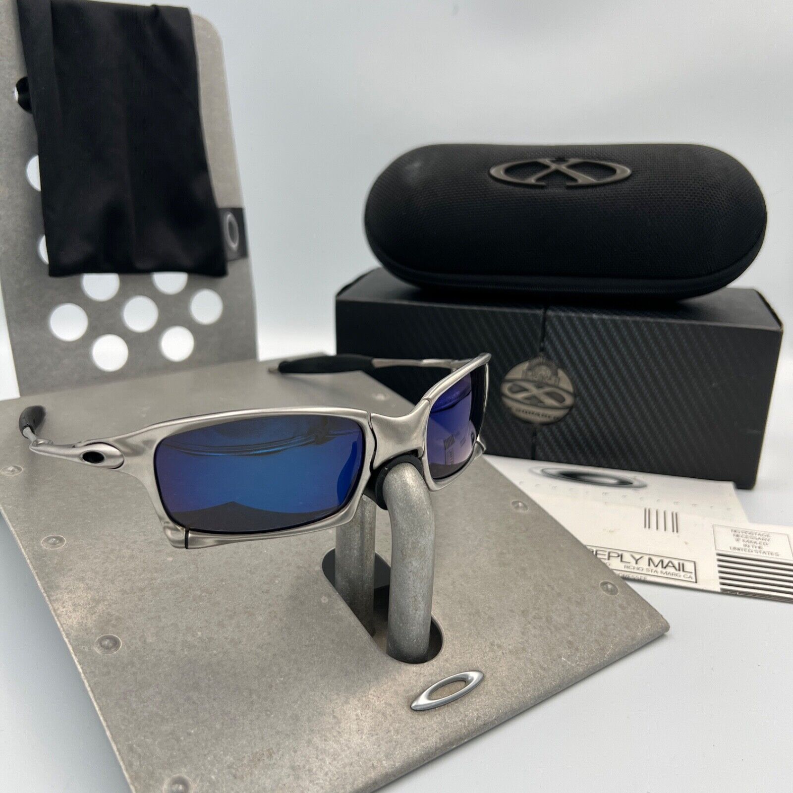 Sunglasses OAKLEY X Squared plasma lens ice iridium SKU:6011 Sunglasses OAKLEY X Squared plasma lens ice iridium SKU:6011