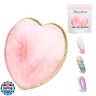 MelodySusie 1PC Heart Shape Resin Nail Art Palette, Professional Color Mixing Board for Gel Polish, Acrylics, Pigment Blending, Salon and DIY Makeup Artist Tool, Pink
