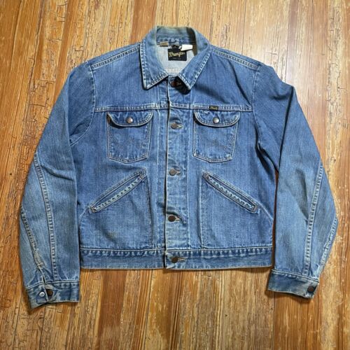 Vintage 70s Wrangler Denim Jacket Size 42 Blue Bell 60s Vintage 70s Wrangler Denim Jacket Size 42 Blue Bell 60s