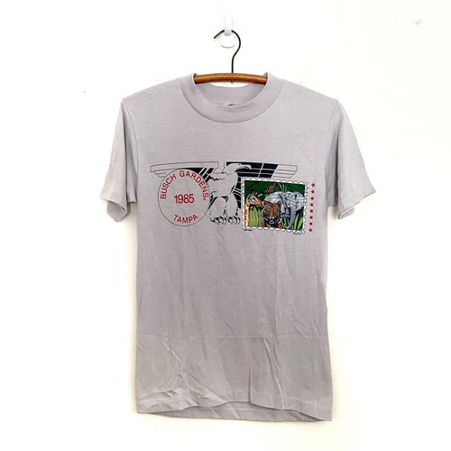 Vintage Busch Gardens T-Shirt Size Small Theme Park Tampa FL
