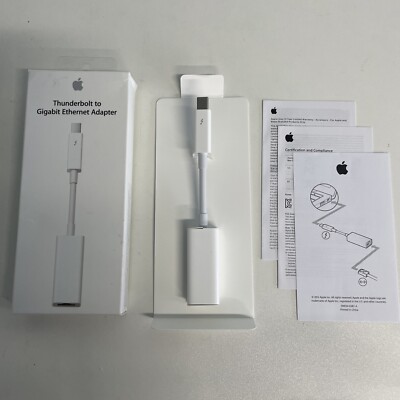 Apple Thunderbolt to Gigabit Ethernet Adapter Open package A1433 Packaging inclu
