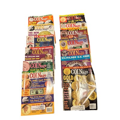 COINage Magazine Lot of 12 Year 1999