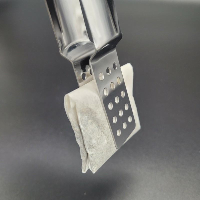 Teebeutelzange Teezange Toastzange Profi Edelstahl 13,5 Cm Vorlagezange Neu
