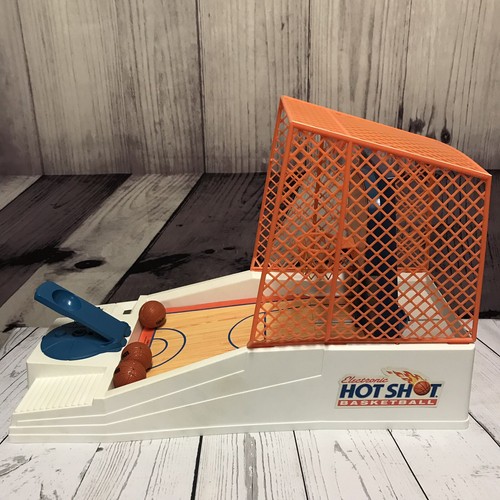 Electronic Hot Shot Basketball Arcade Game Milton Bradley 1990 Vintage With Box