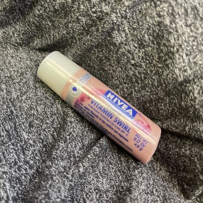 Nivea A Kiss of Vitamin Swirl Lip Care Balm DISCONTINUED Moisture NEW Old Stock!