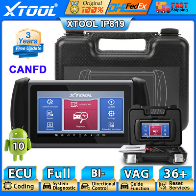 XTOOL IP819 Car Diagnostic Tools E/CU Coding Auto OBD2 Bi-Directional Scanner