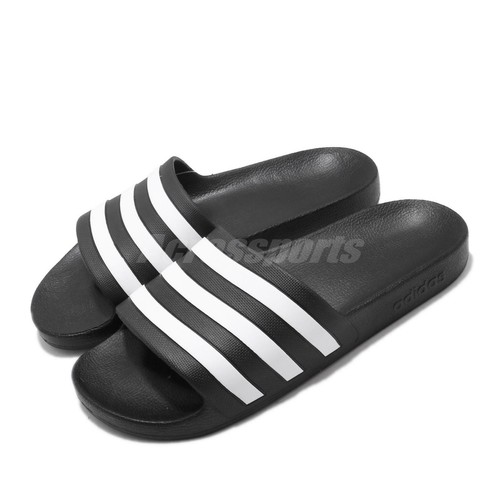 ✔️ adidas Adilette Aqua Black White Men Unisex Sports Sandals Slides  Slipper F35543 🔥 купить
