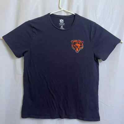 NFL Team Apparel Chicago Bears T-Shirt Men's Large L Blue / White Logo