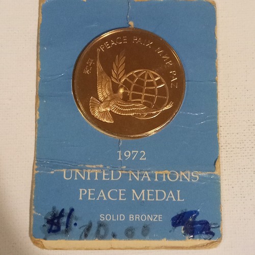 コレクション united nations peace medalsolid bronze Vintage 1973 United Nations Peace Medal Solid Bronze | eBay