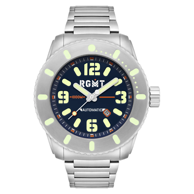 RGMT RGMT ALL BRITE AUTOMATIC STAINLESS STEEL WRISTWATCH RG-8053-33