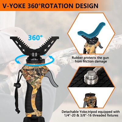 42  -70    Adjustable Shooting Stick, Portable Monopod shooting Rest