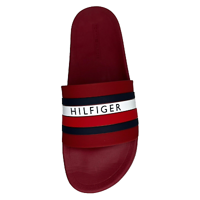 Red tommy sales hilfiger sandals