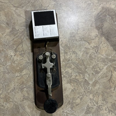 VINTAGE CALECTRO MORSE CODE PRACTICE BUZZER SETUP