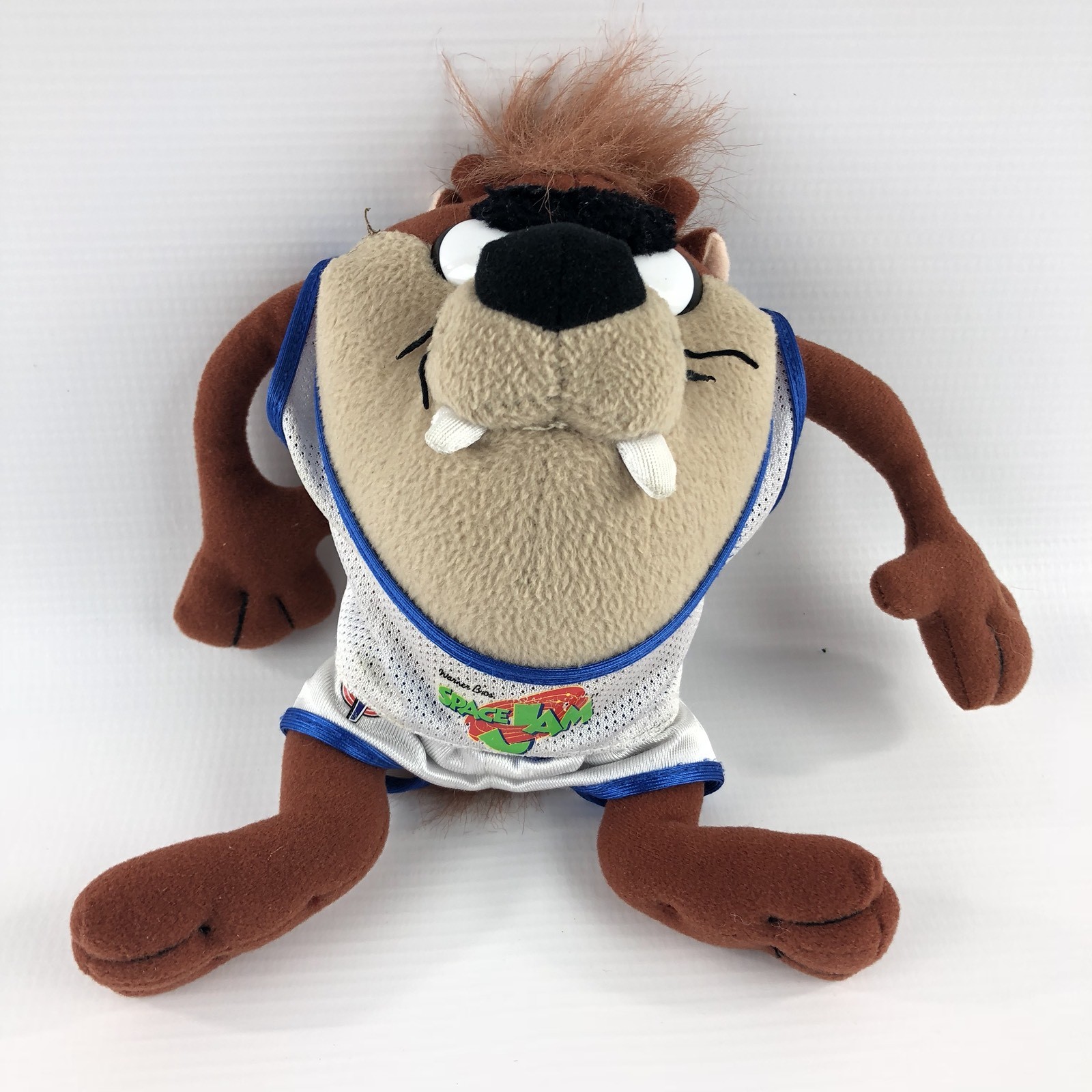 Tasmanian Devil Plush Mcdonalds 1996 Space Jam Basketball Looney Tunes Taz
