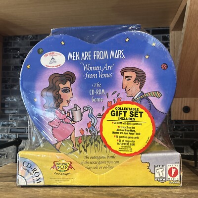 Men are from Mars, Women are from Venus CD-ROM Game HEART EDITION New Sealed Vtg