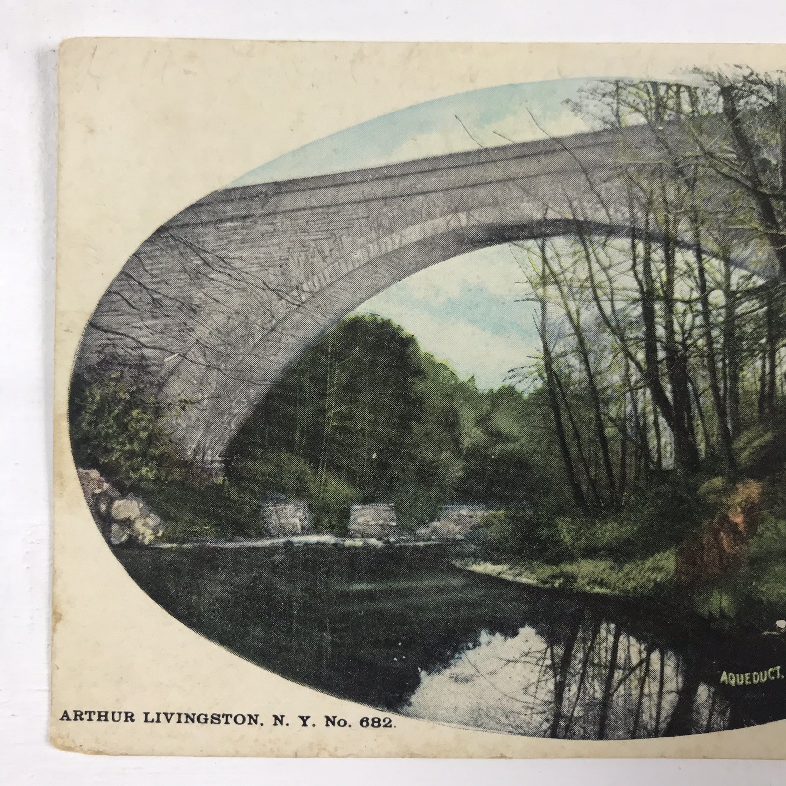 1900s Postcard Washington Aqueduct Cabin John Bridge Bethesda Maryland MD