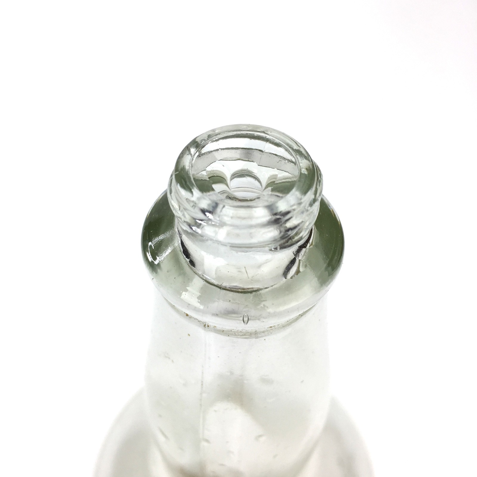 Vintage Perfect Hair Tonic Glass Bottle & Label, Sandahl, Barber Shop decor