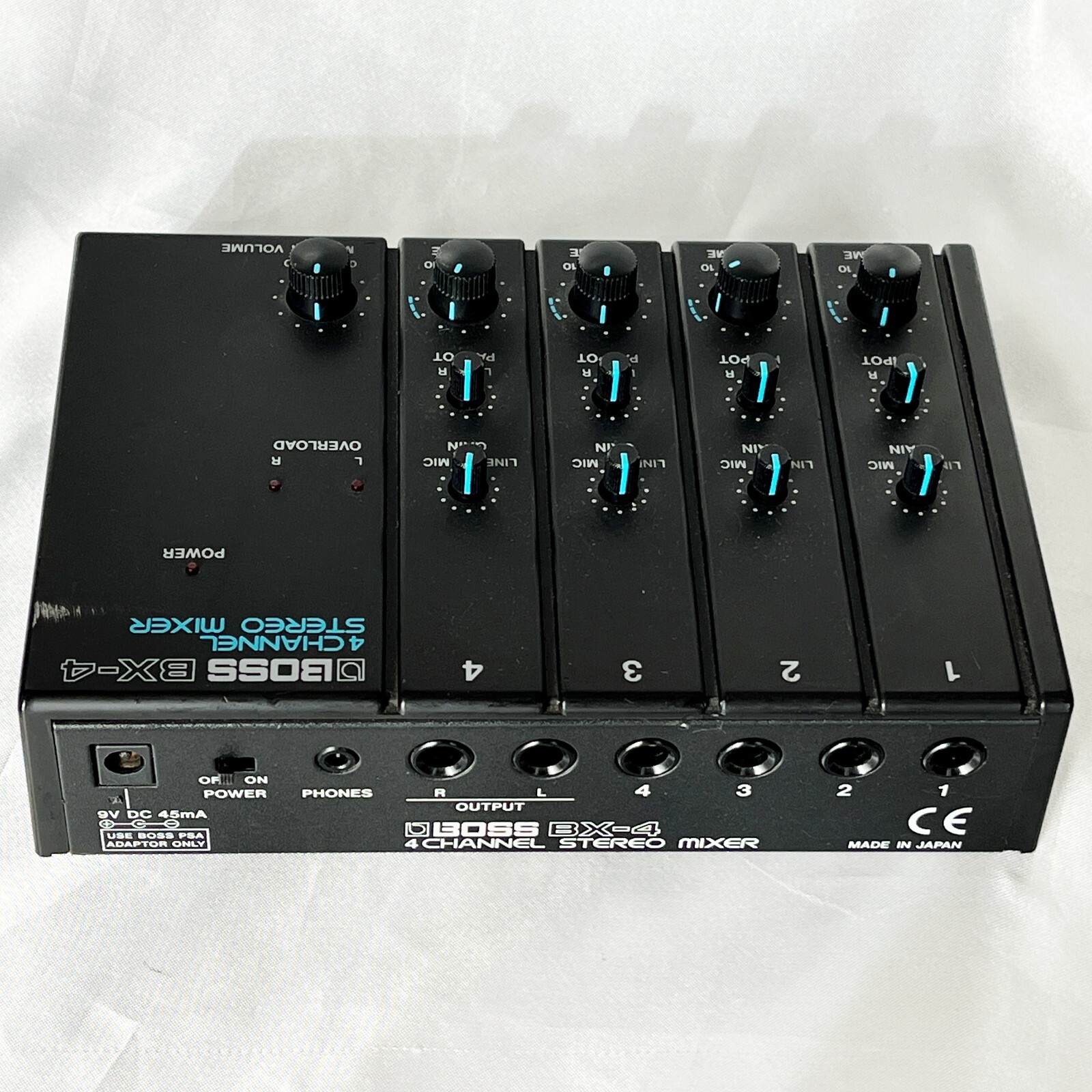 （通電確認済・取説あり）BOSS　BX-60　6チャンネルステレオミキサー BOSS BX-600 ステレオミキサー