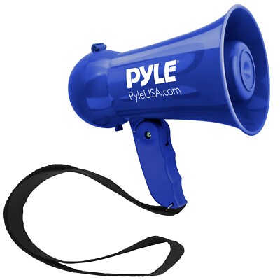 Pyle Lightweight and Portable Record Megaphone with Built-in Microphone