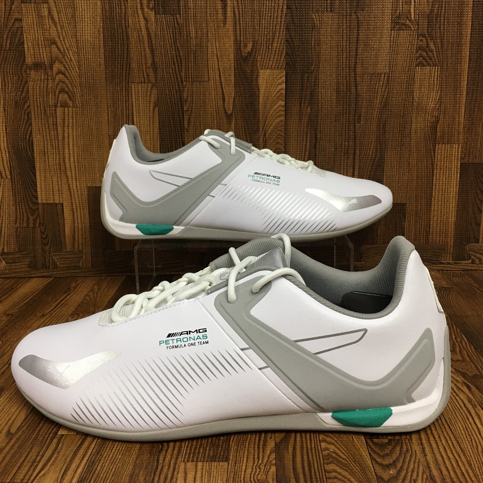 

Puma MAPF1 A3R0CAT (мужской размер 11,5), белые кроссовки Mercedes Team, Белый, PUMA MAPF