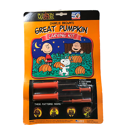 Pumpkin Master's CHARLIE BROWN'S Great Pumpkin Carving Kit 1