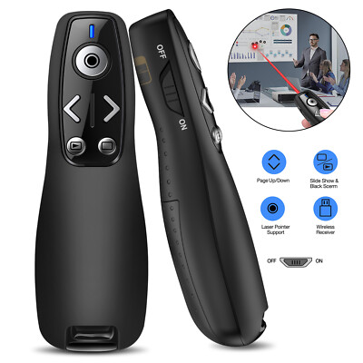 Wireless demonstrator demonstrates remote control pen PPT remote clicker