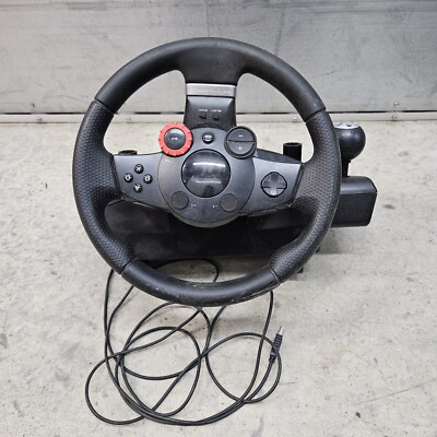 Logitech Driving Force GT E -X5C19 Steering Wheel with Pedals USB PS2 PS3 PC