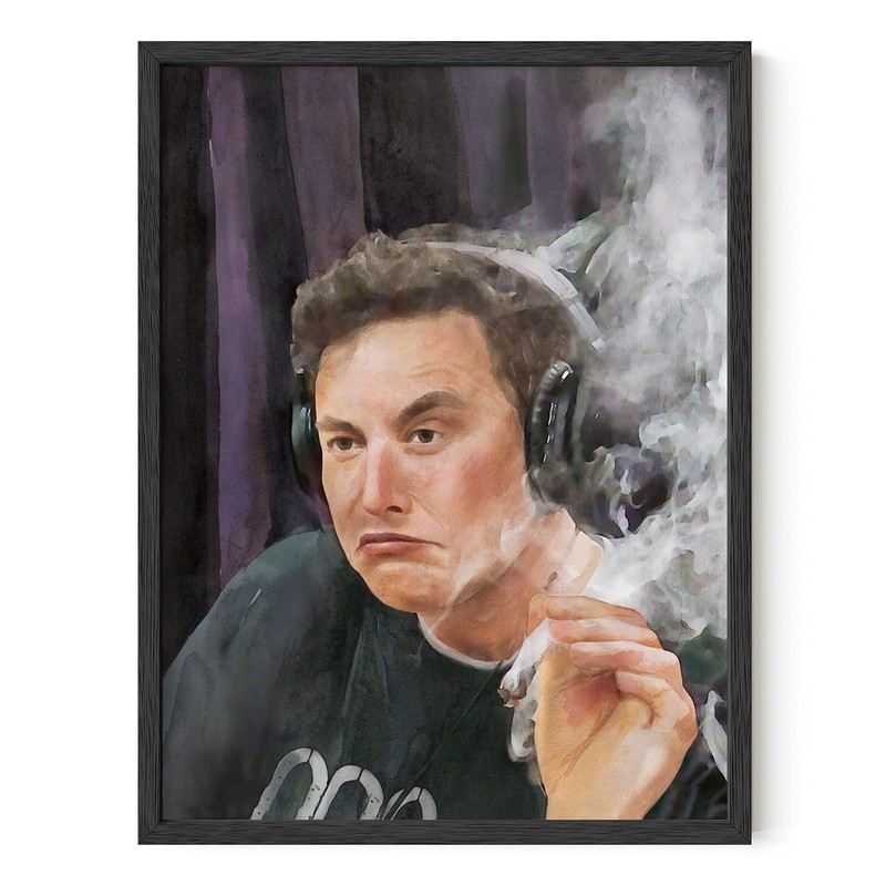 Elon Musk Posters for College Dorm Trippy Room Decor College