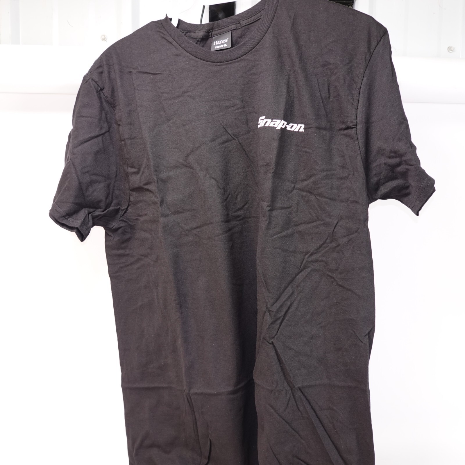 【mnem】Snap Square Tee Snap On T-Shirt Wrench in Logo in Square on back Size Small