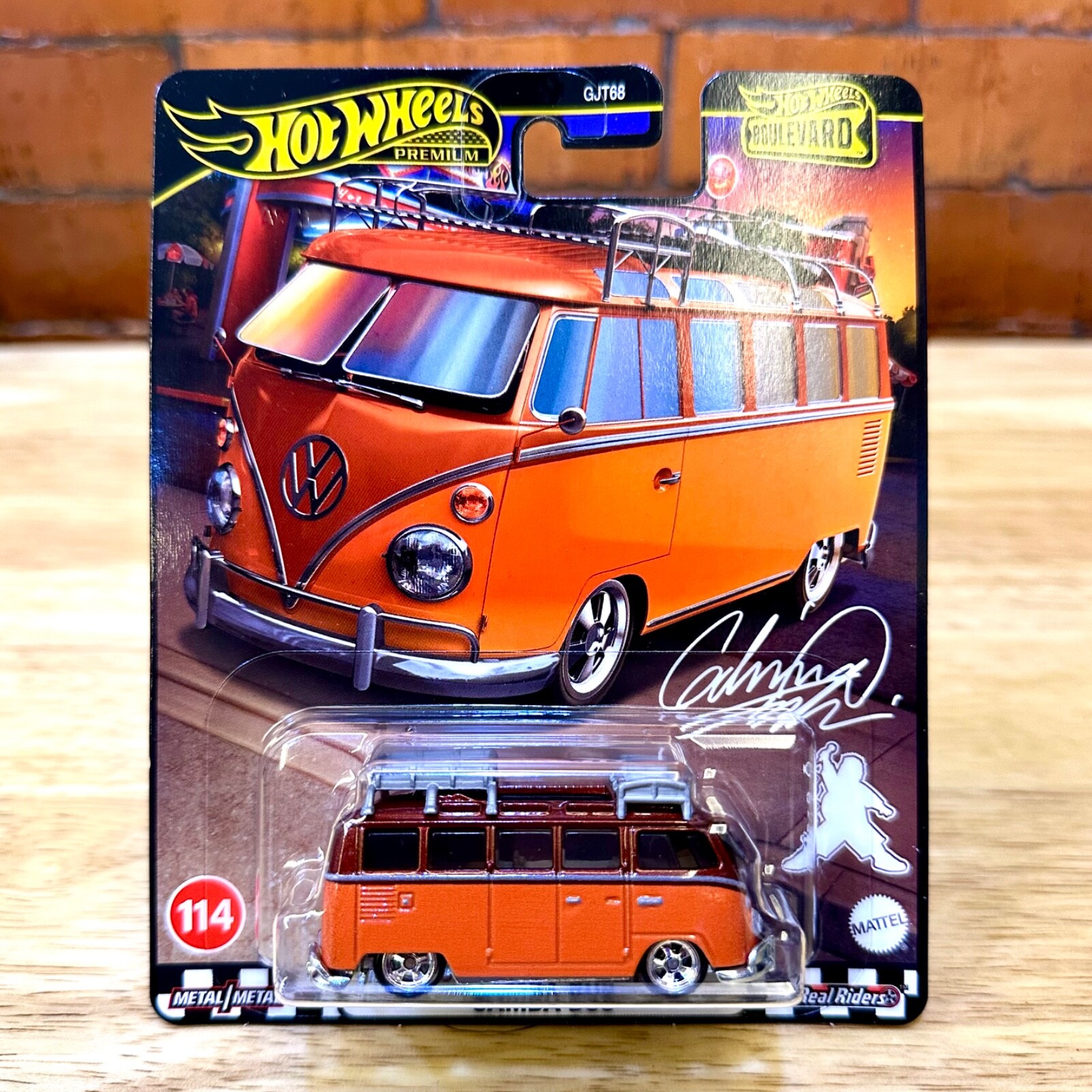 ミニカー Hot Wheels Real Riders VW Bus HOT WHEELS PREMIUM 1967 VOLKSWAGENSAMBA BUS BOULEVARD #114