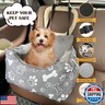 Dog Car Seats for Small Medium Sized Dogs Carseat for Car Funny Fuzzy Pet Dog Booster Car Seat Puppy Under 32 Lbs with Soft Plush CushionandWashable Removable Cover