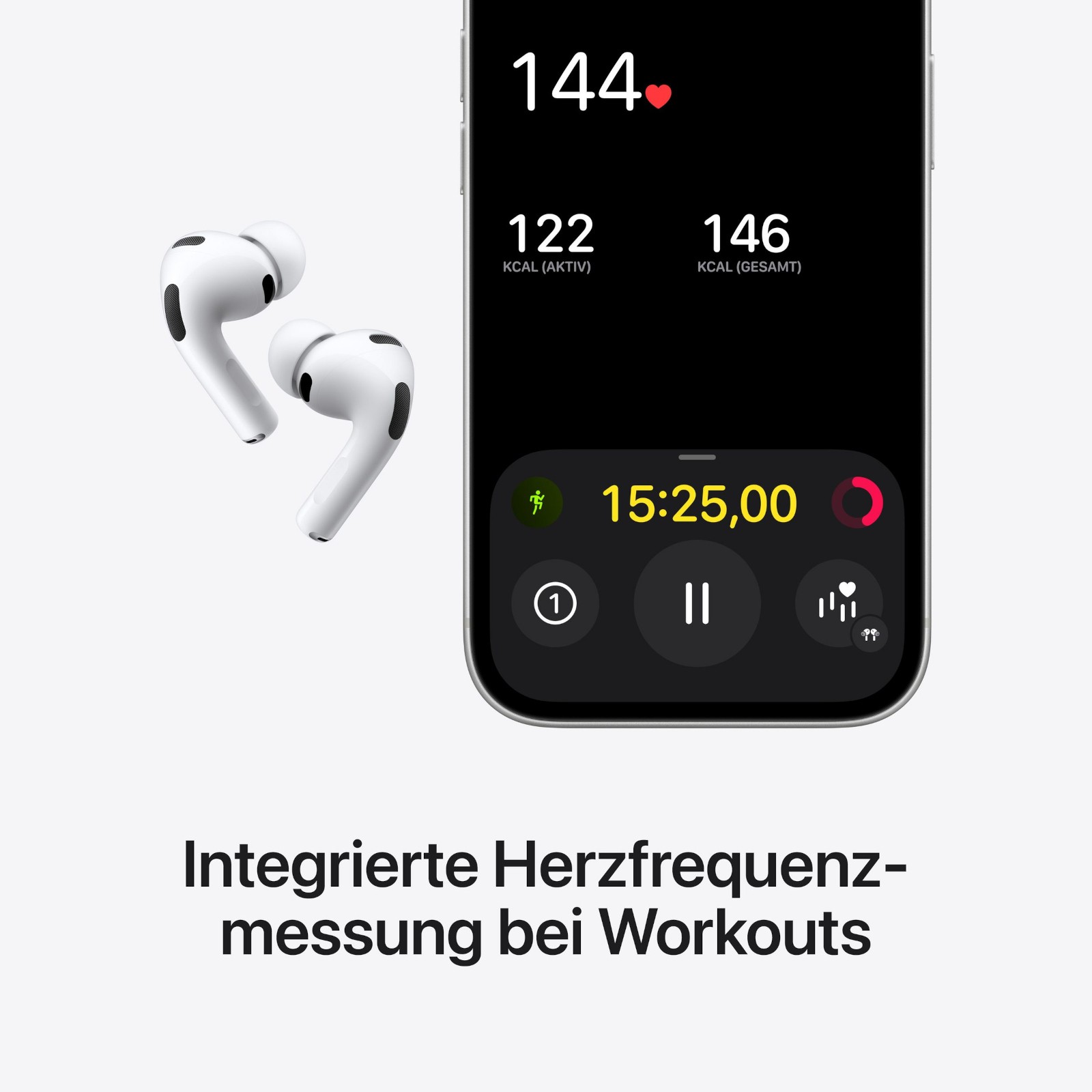 APPLE AirPods Pro 3 wireless In-Ear-Kopfhörer Headphones ANC TWS B-Ware - Bild 3 von 5