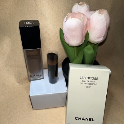 Chanel Les Beiges Eau De Teint Water Fresh Tint DEEP 30Ml./ 1Oz. New!