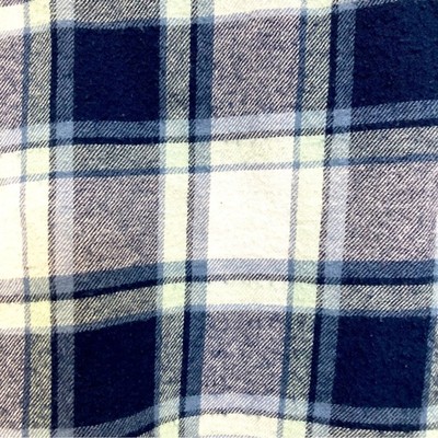 Sonoma Flannel Shirt M Navy and Mint Green Plaid