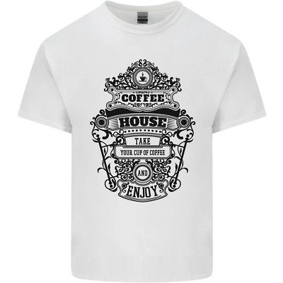 T-Shirt En Coton Pour Homme Coffee House