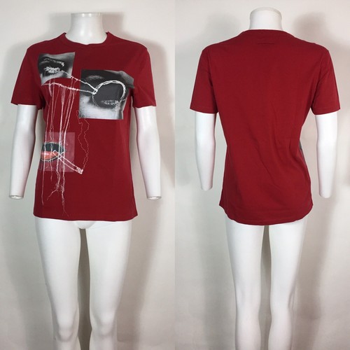 Vtg Jean Paul Gaultier Red Lip Print T Shirt S