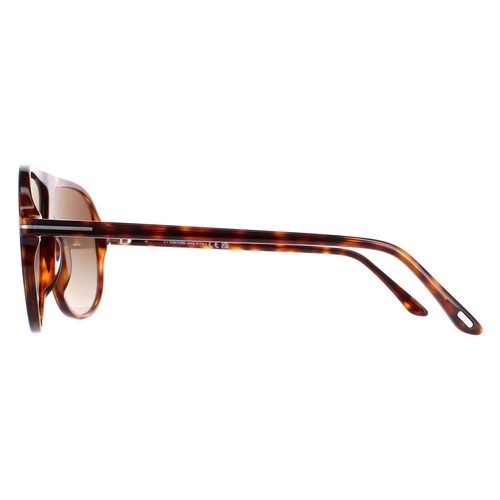 Pre-owned Tom Ford Sunglasses Spencer 02 Ft0998/s 56p 62 Havana Brown Gradient Lens