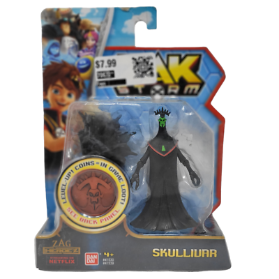 Skullivar Zak Storm Super Pirate Action Figure Toy Power Up Coin