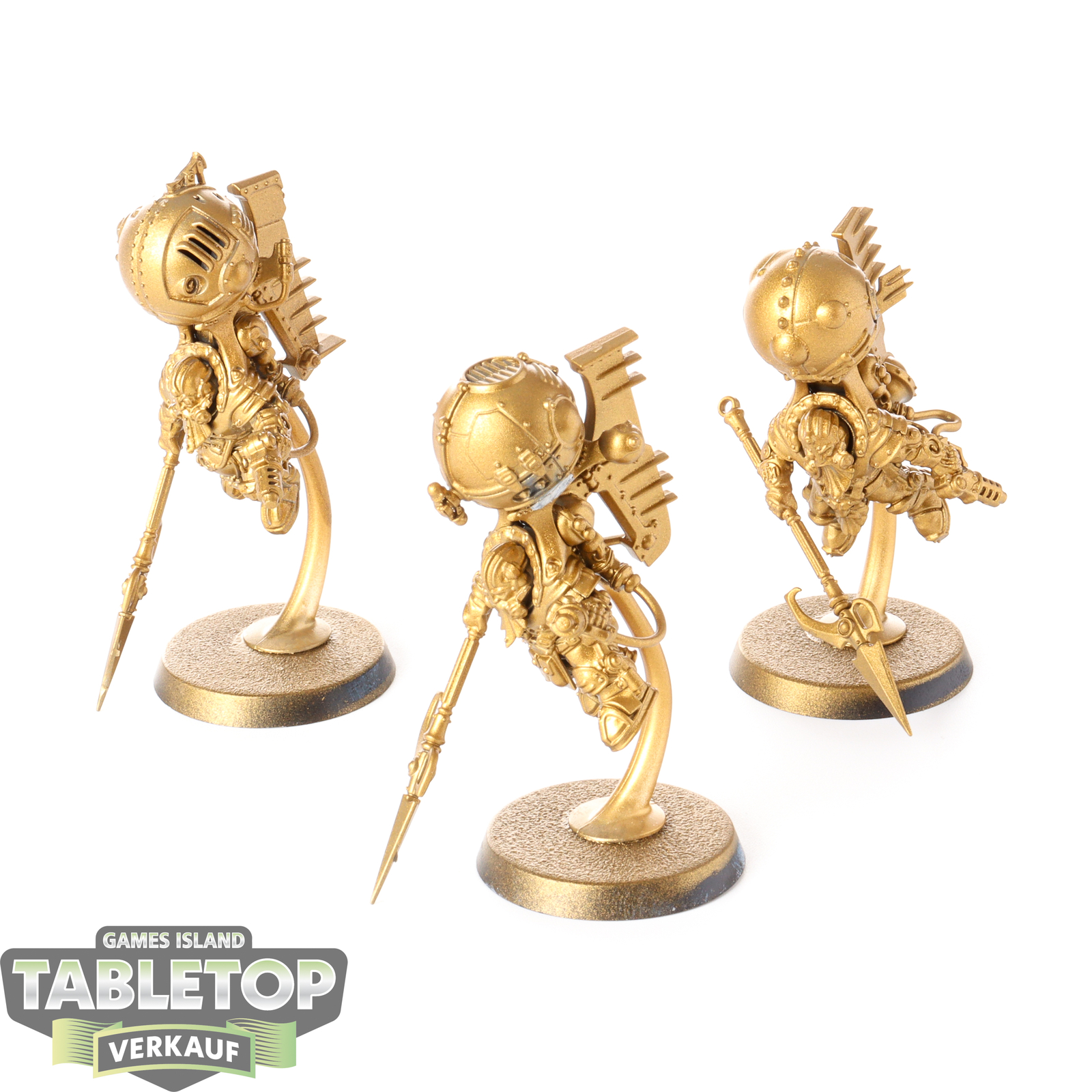 Kharadron Overlords - 3x Skywardens - grundiert