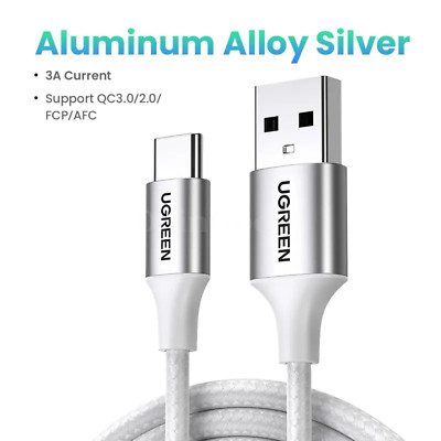 Ugreen USB C Cable Type C 3A Fast Charging Data Cable for iPhone 15 Samsung S23