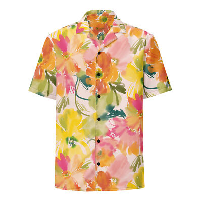 Yellow Florals Print Shirt by Beast Nantico