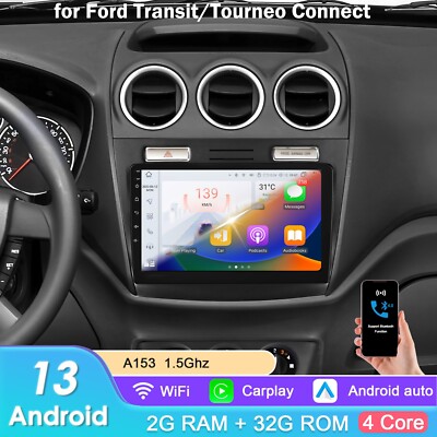 For Ford Transit Tourneo Connect 2010-2014 Car Stereo Radio Carplay Android GPS