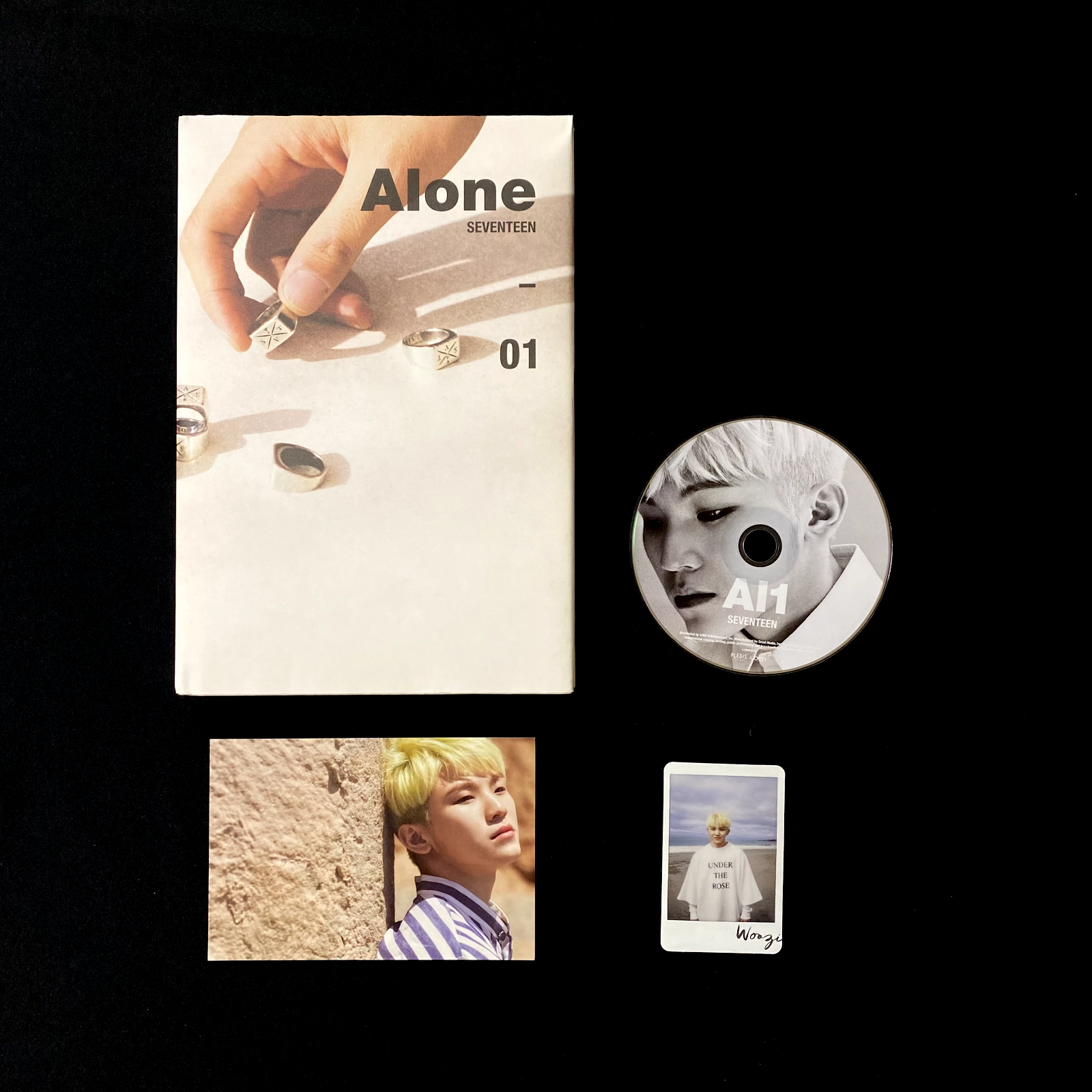 新品未開封  SEVENTEEN Al1 Alone ウルシパ 初版 アルバム SEVENTEEN - SEVENTEEN [AL1] 4th Mini Album ALONE + AL1 + ALL