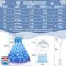 Davvew Princess Dresses for Girls Halloween Light Up Princess Costume for Little Girls Christmas Toddler Princess Dress Up Clothes