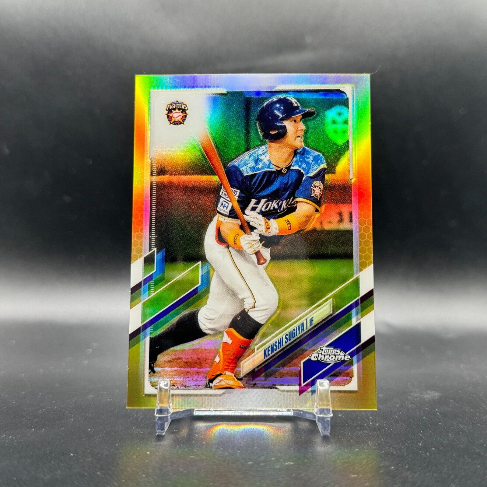 2021 Topps Chrome NPB Kenshi Sugiya Gold Refractor /50 #212 2021 Topps Chrome NPB Kenshi Sugiya Gold Refractor /50 #212